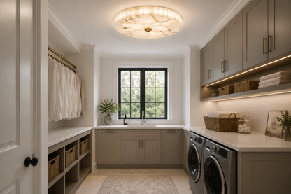 Petra Alabaster Flush Mount