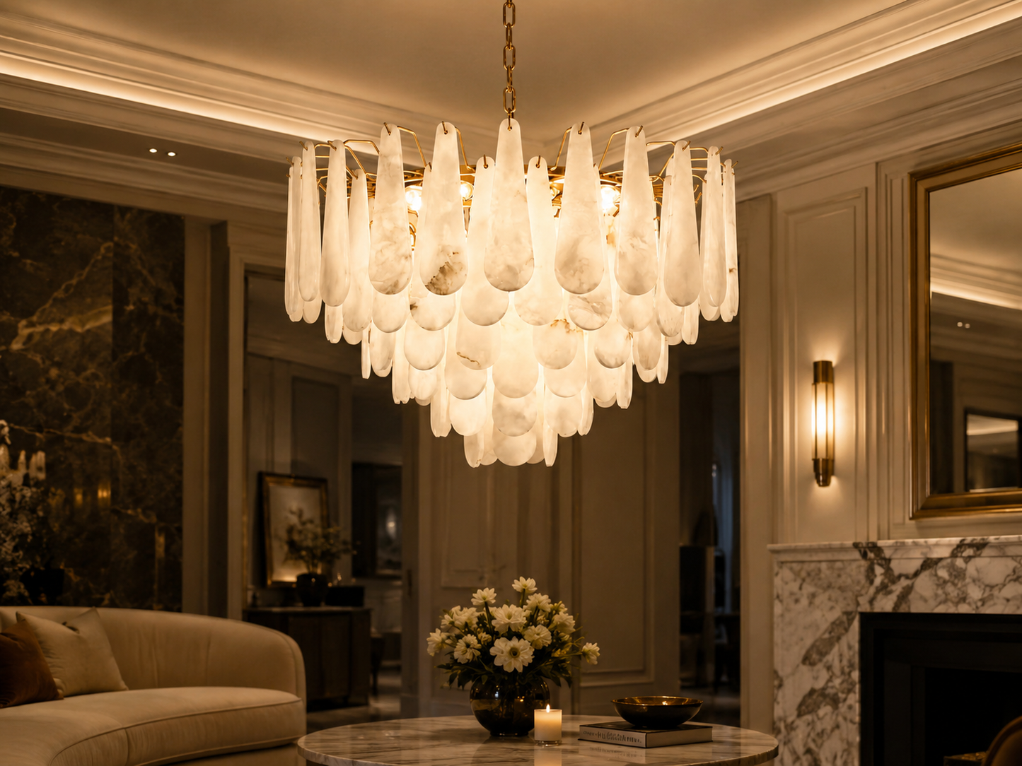 Liora Alabaster Chandelier