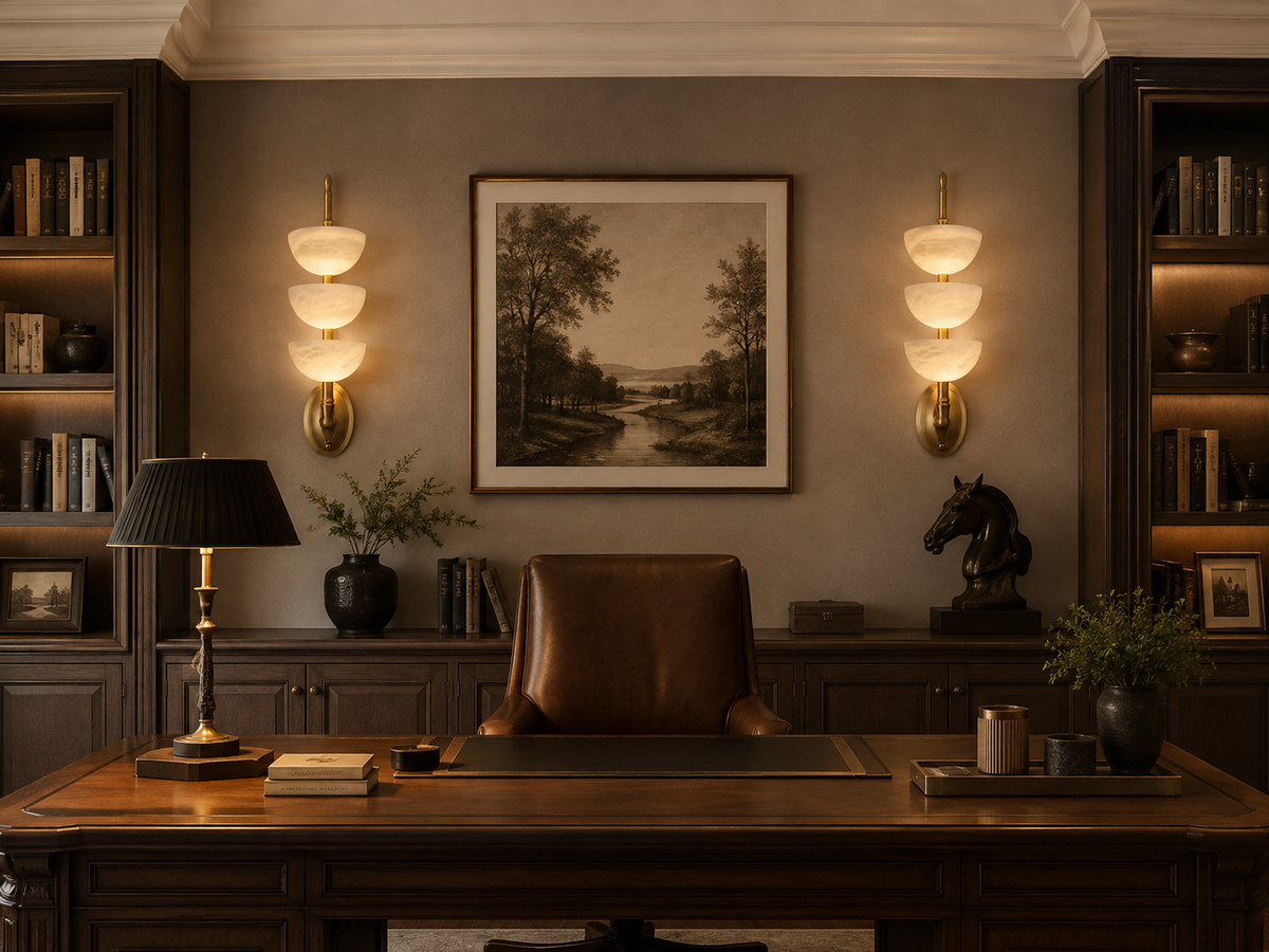 Serena Alabaster Wall Sconce