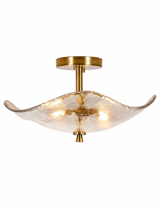 Vela Art Glass Ceiling Light
