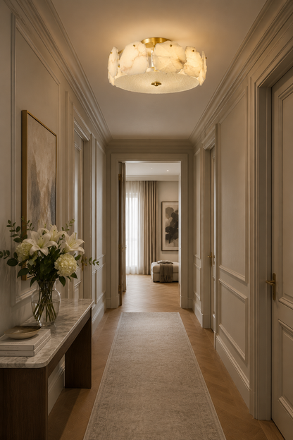 Petra Alabaster Ceiling Light