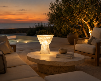 Solenne Alabaster Table Lamp