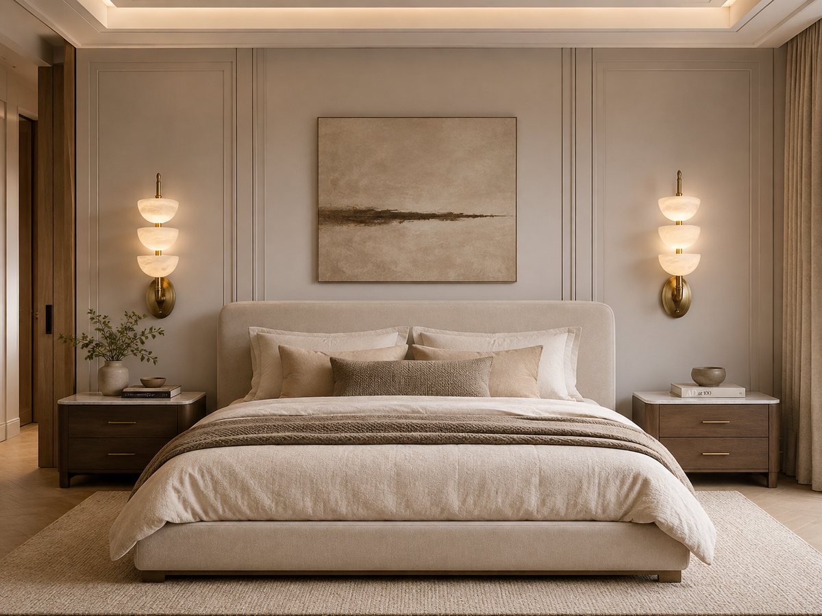Serena Alabaster Wall Sconce